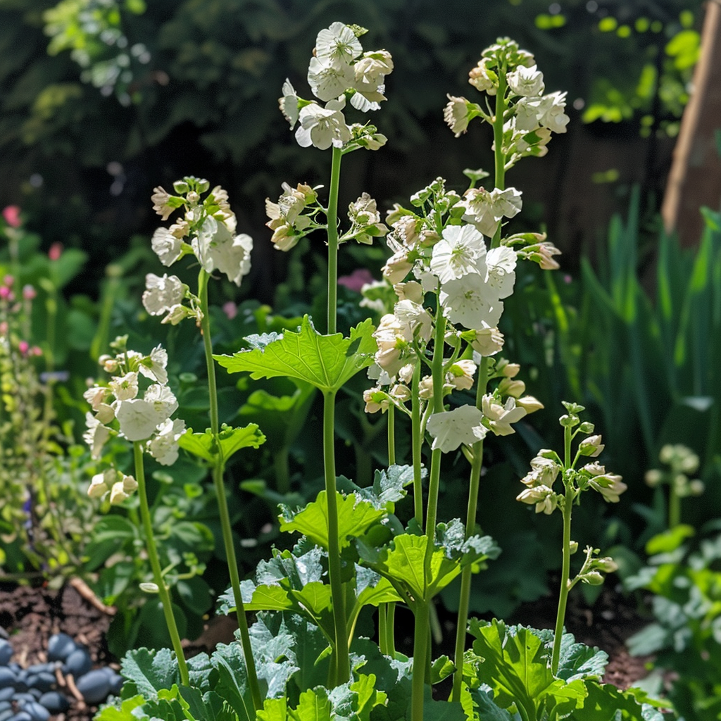 a crambe abyssinica plant in the garde