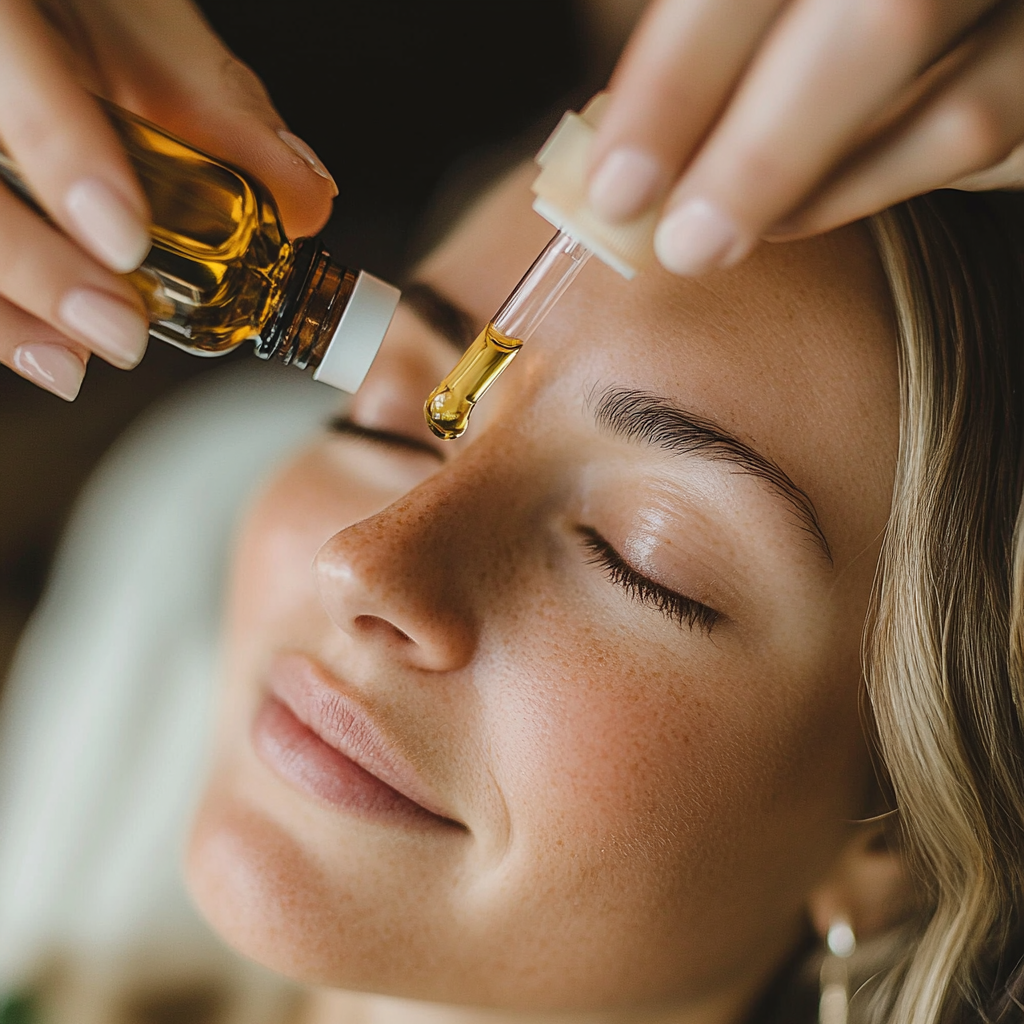 applying crambe abyssinica to skin